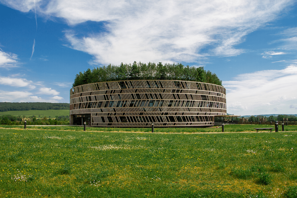 MuséoParc Alésia, au pied du Mont-Auxois. Cliché: Sébastien Pitoizet